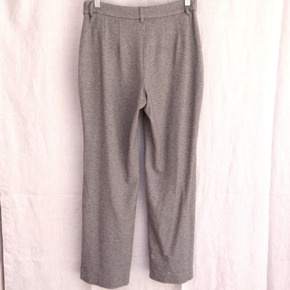 Express Trouser High Rise Wide Leg Gray Pants - Picture 7 of 17